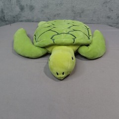 IKEA BLAVINGAD SEA TURTLE Plush Green Stuffed Animal Ocean Beach Marine Life 17”