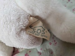 SOS Save our Space Arctic Fox Timber Wolf Plush Stuffed Animal Lot