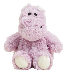 Warmies Purple Hippo Plush Microwavable Weighted Lavender Scented NWT
