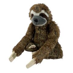 Melissa & Doug Sloth Hugger Plush Stuffed Toy Lovey 16″ Lifelike Realistic