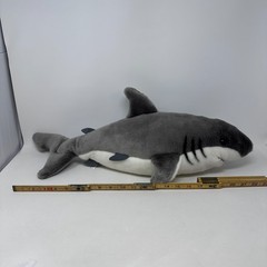 Douglas Fin Great White Shark Plush Stuffed Animal Gray Cute Sea Creature 22″