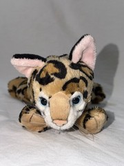 Wildlife Artists Cheetah Leopard Cat Lynx Plush Stuffed Toy 9” Toy Brown Black