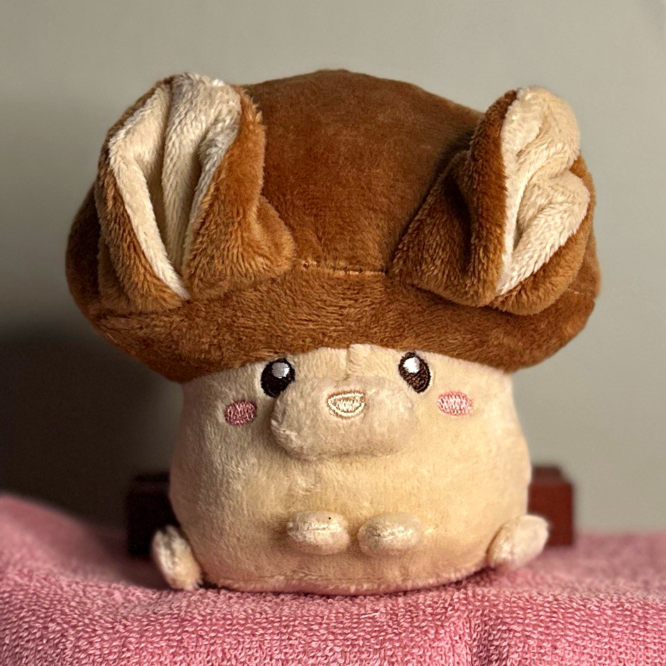 Vegetable Fairy, Hamster Mushroom, Keychain Plush