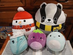 Squishmallows Plush Lot 5 Harry Potter Hufflepuff Manny Glena Michiel Feliciti
