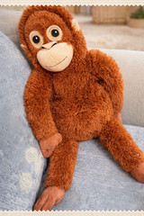 IKEA DJUNGELSKOG Orangutan Soft Toy – Brown – Brand New with Tags