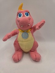 Playskool Dragon Tales Cassie Pink Dragon Small Plush Stuffed Animal 1999
