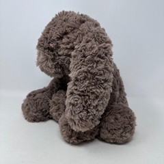 Walmart Brown Curly Bunny Rabbit Plush Stuffed Animal Cute Fluffy Cuddle Toy 10″