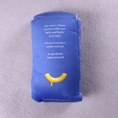 Kraft Mac & Cheese Fleece Blanket & Plush Pillow Set Macaroni Throw