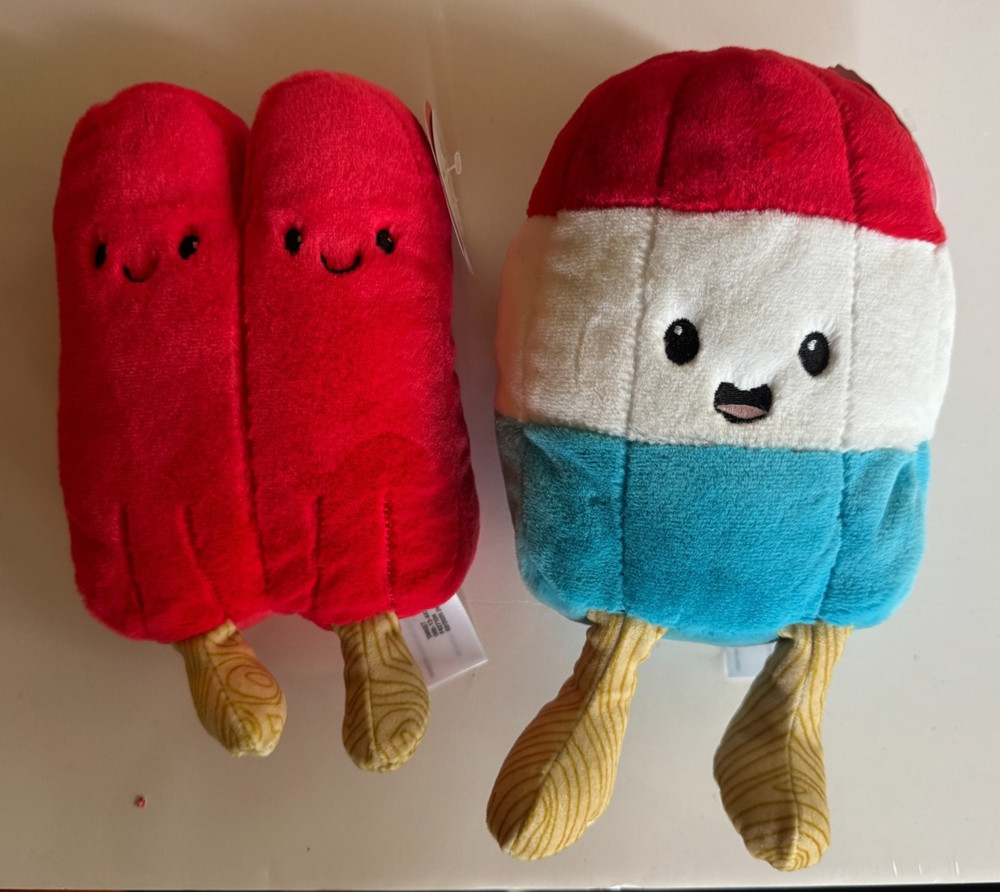 Plush Gigglescape Popsicle Lot –Cute toys –New FREE SHIPPING!