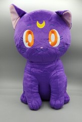 Clever Idiots Sailor Moon 14″ Purple Luna Cat Plush New with Tag NWT FREE SHIP