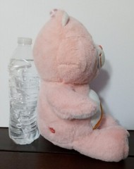 2019 Cheerbear 12″ Carebears pink bear plush TTO vintage style beanie Character