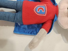 Chuck E Cheese Pizza Mouse Super Hero 10″ Plush 2014 Stuffed Toy CEC