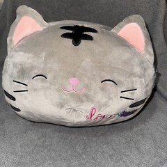 Squishmallows Stackables Gray Cat Plush 12” Love