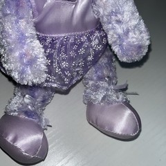 Walmart Plush lavender Bunny Ballerina Tutu Soft Toy