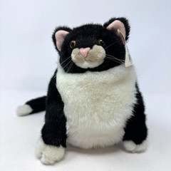 Dakin Big Daddy Fat Cat Plush Animal Black Pampered Pets Kitty Doll 8″ with TAG