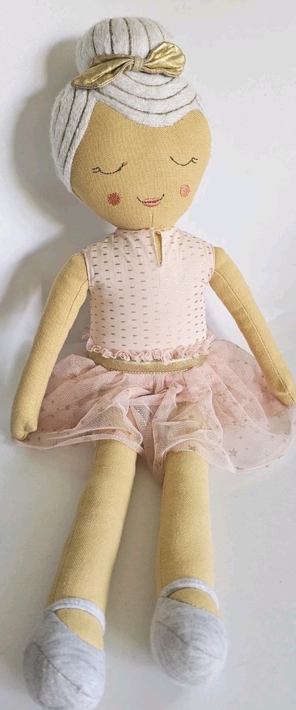 Target Pillowfort 19″ Pink Ballerina Rag Doll Plush Decorative Pillow Toy Lovey