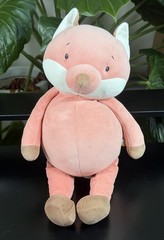 Bunnies By The Bay 20” Plush Pink Fox Soft Stuffed Animal Toy Retired Bedtime