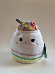 8” Lupi Cereal Bowl Squishmallow Plush NWT Kellytoy Food Squad