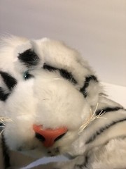 Wild Adventures Plush White Bengal Tiger