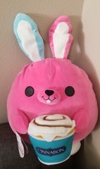 Zuru Snackles Britney The Bunny With Cinnabon 14 Inch Plush
