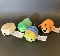 Disney Movies Tsum 3.5” Lot Of 8 Dumbo Zootopia Chip Envy Bruno Rolly Alein