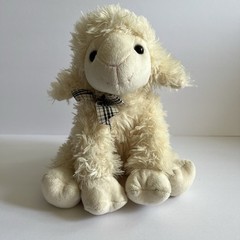 Cream Lamb Sheep Stuffed Plush 11″ Caltoy Farm Easter Animal Shag