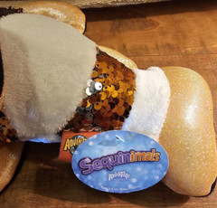 New With Tags ADVENTURE PLANET CLOWN FISH PLUSH FLIP SEQUINS 9” SUPER CUTE!!