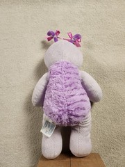 BAB Build A Bear Workshop Purple Sparkly Lightning Bug Plush