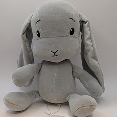 Effiki Bunny Rabbit Plush Just Hug Me Gray 2017 Dots 11″ Made In Poland