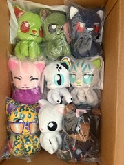 Tentacle Kitty plush, large lot