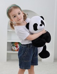Weighted Stuffed Animals 4.2lb, 24in Weighted Panda Plush for Kids Adults Boys G