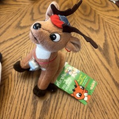 1999 CVS The Island of Misfit Toys Stuffins Comet(Coach Reindeer) w/tags