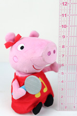 Lot of 2 Peppa Pig Plush Toys Daddy Peppa Pig Dolls