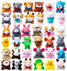 36 Pack Mini Animal Plush Toys 3in Stuffed Animal Party Favors for Kids Gift Set