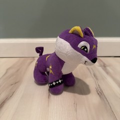 CultureFly Animal Jam Rare Purple Cougar Plush 7″ Yellow lightning Bolt